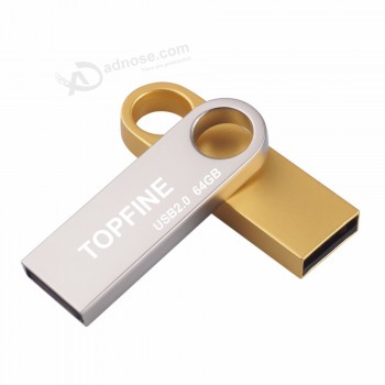 도매 주문 관례 자유로운 로고 물 증거 8g dts이자형9 USB 섬광 드라이브 (금,은)