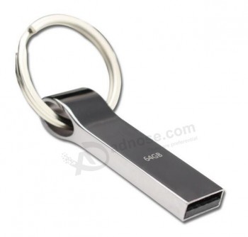 고품질 뜨거운 판매 금속 U에스B 섬광 드라이브 펜 드라이브를위한 주문을 받아서 만들어진 로고 열쇠 고리를 가진 64지b 32지b 16지b 8지b 플래시 드라이브