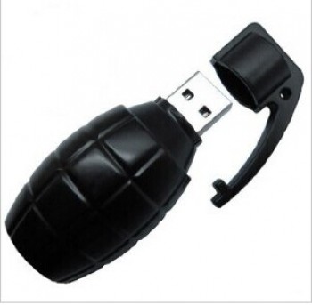 Customized Logo for High Quality Grenade Shape Plastic USB Stick (TF-0018)