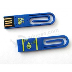 EinnGepEinSSteS LoGo für hoChwertiGe SMEinrt-KunStStoff-BüroklEinMMer USB-StiCk deS freien LoGoS