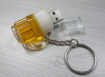 Customized Logo for High Quality Beer Festival Gift USB Flash Drive