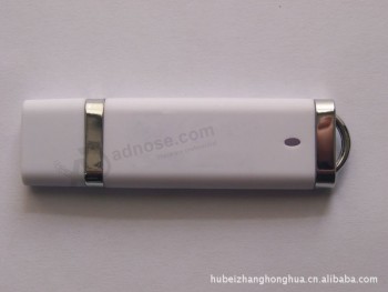 Op MEenEent GeMEenEenkt loGo voor witte USB FlEenSh drive. vEenn hoGe kwEenliteit Met klEenntloGo voor preSentEentieGeSChenk