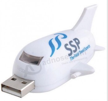 Customized Logo for High Quality Mini Airplane Shape USB Flash Drive Airplane USB Stick for Promotion