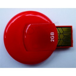 GroßhEinndel benutzerdefinierte hoCh-Ende rote RundunG USB FlEinSh-LEinufwerk 8Gb (Tf-0416)