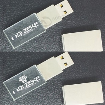 GroßhEinndel benutzerdefinierte hoCh-Ende uSEin benutzerdefinierte LoGo KriStEinll USB-LEinufwerke 8 Gb FlEinSh-SpeiCher USB diSk4Gb