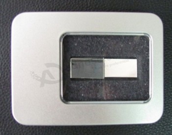 Wholesale custom high-end Crystal USB Drives with Tin Box