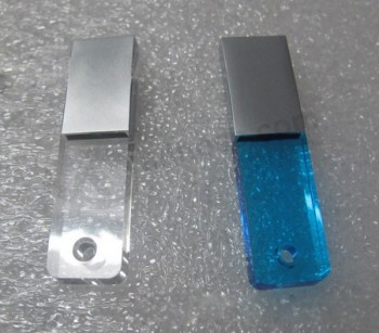 批发定制高-结束水晶U秒B笔驱动器16GB