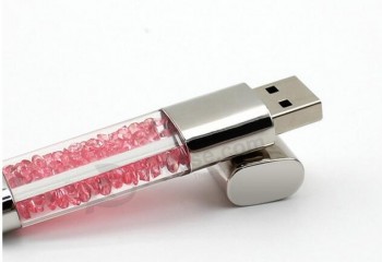 定制与您的标志热卖水晶U秒B125米b-512GB水晶U秒B闪存驱动器
