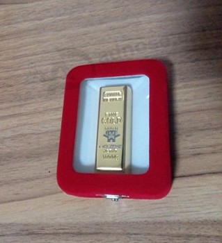 Custom with your logo for Gold USB Flash Drive with Gift Box