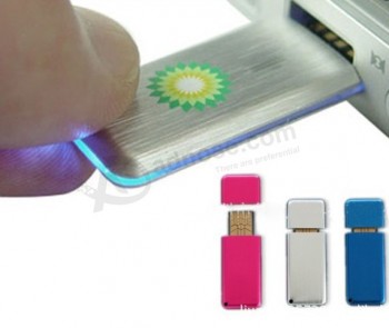 Gewohnheit Mit IhreM LoGo für dünneS USB-BlitzlEinufwerk 2Gb (Tf-0077)