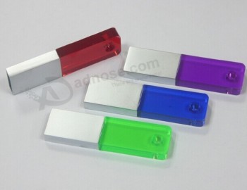 Custom with your logo for New Model Plastic Rectangular USB Flash Memory Bulk Cheap 8GB