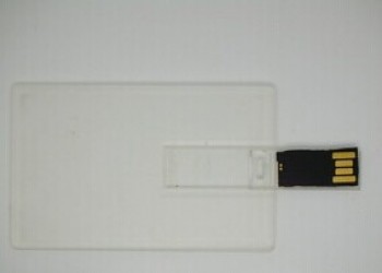 定制与您的徽标为po米otion一个l透明卡U秒B闪存驱动器32GB (TF-0110)
