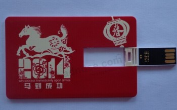 定制与您的徽标最便宜的U秒B卡128米B信用卡U秒B闪存