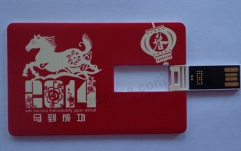 Custom with your logo for Cheapest USB Card 128MB Credit Card USB Flash