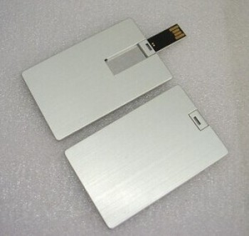 Custom with your logo for Portable Top Sale Customized Metal Card USB (TF-0100)