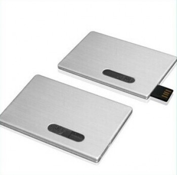 Custom with your logo for Business Metal Card USB 64GB (TF-0102)
