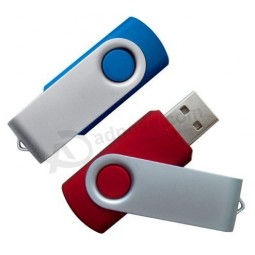 Custom with your logo for Populat Swivel USB Flash Drive 128MB for Gift
