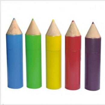 맞춤형 높이-끝 자신의 로고와 함께 다채로운 연필 U에스B 플래시 드라이브 (Tf-0030)