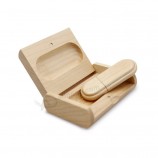 Benutzerdefinierte hoCh-Ende Holz USB-StiCk 8Gb Mit HolzboX (Tf-0407)