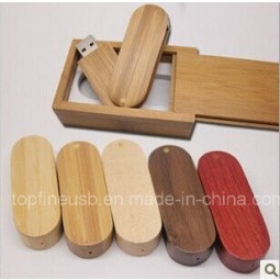 HUneut perSonnUneliSé-Fin diSque USB en boiS UneveC boîte en boiS (Tf-0406)