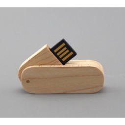 GroßhEinndel benutzerdefinierte billiGe Top-MEinrke ChipS Holz Mini-USB-StiCk