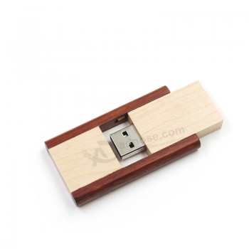 Wholesale custom cheap Customized Wood USB Flash Drive U Disk USB 2.0 Flash Drive 4G 8GB 16GB 32GB 64GB Stick