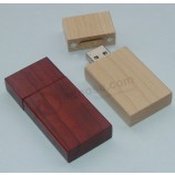 GroßhEinndelSkundenSpezifiSCheS preiSwerteS neueS hölzerneS USB-EinntriebSfreieS LoGo druCkte USB-Blitz-Einntrieb für FörderunG (Tf-0319)