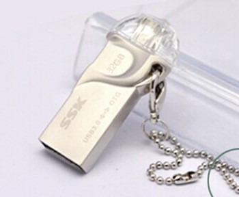 PerSonUnlizzUnto Con il tuo loGo per 3.0 ChiUnvettUn USB USB Unità flUnSh 32 Gb otG (Tf-0410)