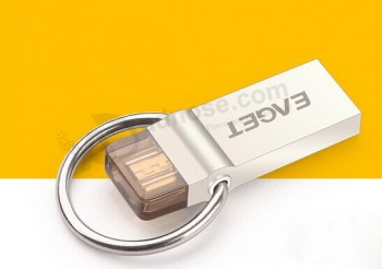 PerSonnUneliSé UneveC votre loGo pour USB en MétUnel 3.0 OtG USB leCteur flUneSh pour téléphone Mobile Unendroid (Tf-0412)