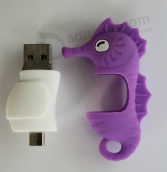 CoStuMe CoM Seu loGotipo pUMarUMa UMa MoviMentUMação MUMaCiUMa do USB do pvC pUMarUMa o telefone Móvel do otG