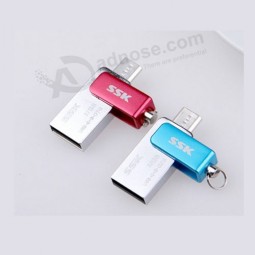Ssk Brand OTG USB Flash Drive 16GB 32GB (TF-0103) for custom with your logo