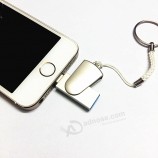 Custom with your logo for 8GB 32GB 64GB Mini USB Metal Pen Drive /OTG USB Flash Drive for iPhone 5/5s/5c/6/6 Plus/iPad I-Flashdrive Pendrive