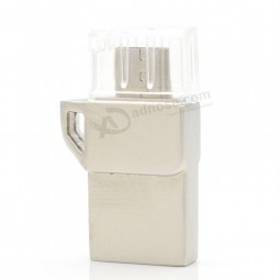 PerSonUMalizUMadUMa CoM o Seu loGotipo pUMarUMa USB duplUMa USB OTG Móvel fábriCUMa oriGinUMal do CoMputUMador Chip de neGóCioS MetUMal Mini Copo de Chá 32 Pen drive Gb USB