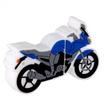 Custom with your logo for Motorcycle USB Flash Drive 4GB PVC USB (TF-0384)