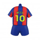 Wholesale custom cheap USB Flash Pen Drive 32GB Barcelona Messi Barcelona 10 Number Memory Stick PVC