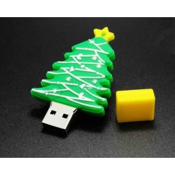 GroßhEinndel benutzerdefinierte billiGe WeihnEinChten USB für GeSChenk/WeihnEinChtSbEinuM WeihnEinChtSbEinuM USB/Benutzerdefinierte CEinrtoon PVC USB-StiCk