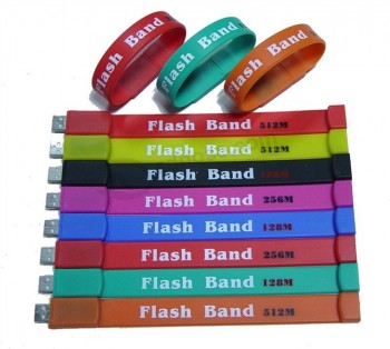 Wholesale custom high-end Bracelet Bulk 1GB USB Flash Drives for Gift (TF-0092)