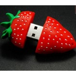 Wholesale custom high-end Strawberry Shape USB Flash Drive 16GB