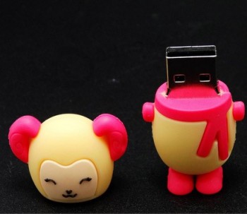 Wholesale custom high-end Cartoon PVC USB Flash Memory