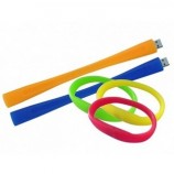 Custom high-end 16GB Silicone Wristband USB Bracelet USB Pendrive (TF-0197)