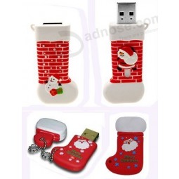 Benutzerdefinierte hoCh-Ende WeihnEinChtSGeSChenke WeihnEinChtSSoCken USB-LEinufwerk (Tf-0215)