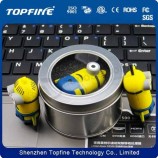Custom high-end Free Sample Wholesale Minions 8GB USB 2.0 Flash Drive