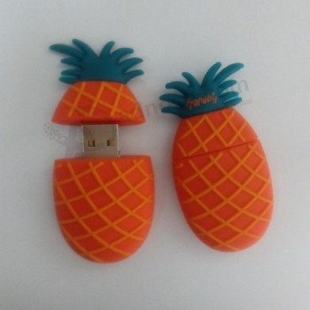 ギフトのための卸売カスタムパイナップル形USBフラッシュドライブ2Gb