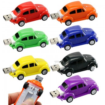 Wholesale custom Creative Germany Beetle Car Mini U Disk 4GB 8GB 16GB USB Flash 32GB USB Mini Car USB Flash Drive Car Memory Stick