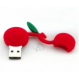 Wholesale custom USB Flash Drive Cherry Pen Drive Creative Gift Pendrive USB Stick Fruit Shape USB