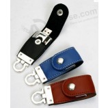 Wholesale cheap Leather USB Flash Drive 4GB/8GB/16GB/32GB