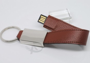 GroothEenndel Goedkope 4 Gb lederen USB FlEenSh drive. (Tf-0253)