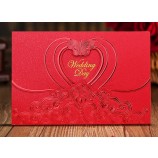 Brief Wedding Card Paper Card Top Quality Greeting Card Printing
