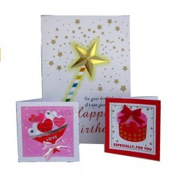 New Year Greeting Card Printing Custmer A4 Mini New Year Greeting Card