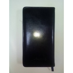 Embossing Notebook with Soft Leather Cover Printing